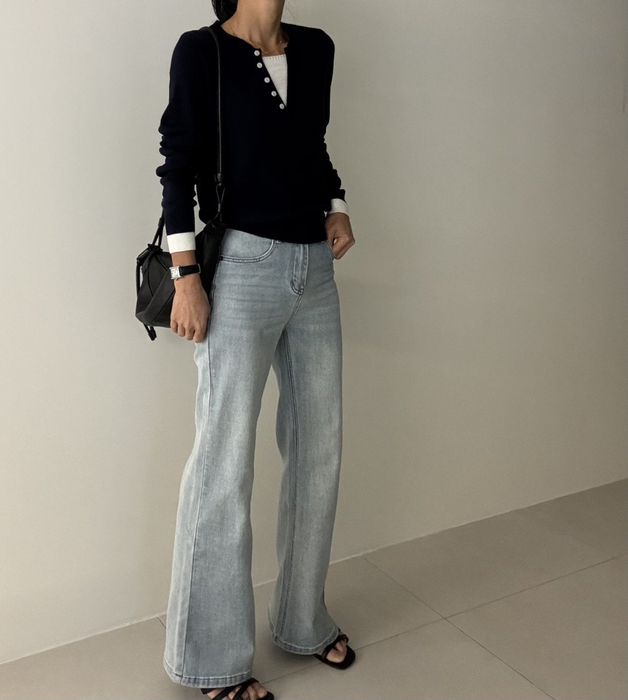 🌿 26SS Semi Bootcut Jeans