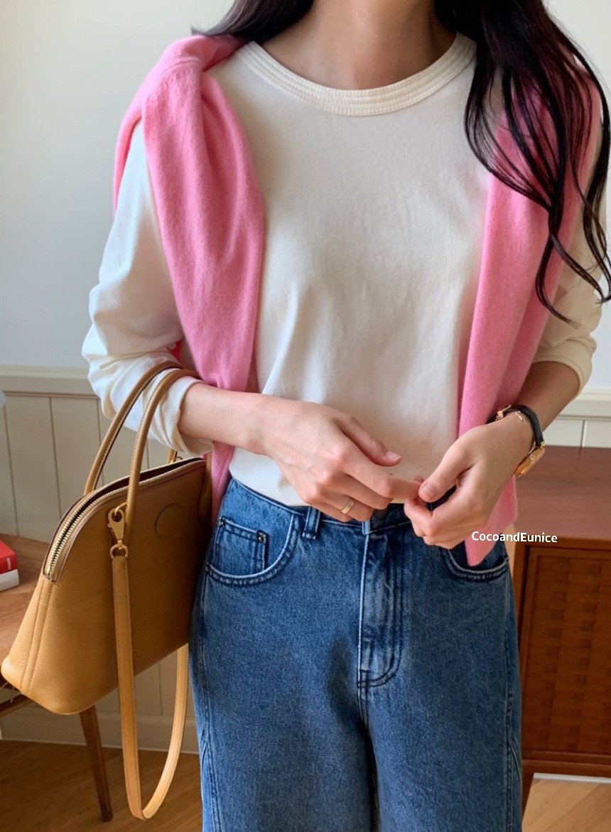 🌿 Multi-Stitch Long Sleeve Tee