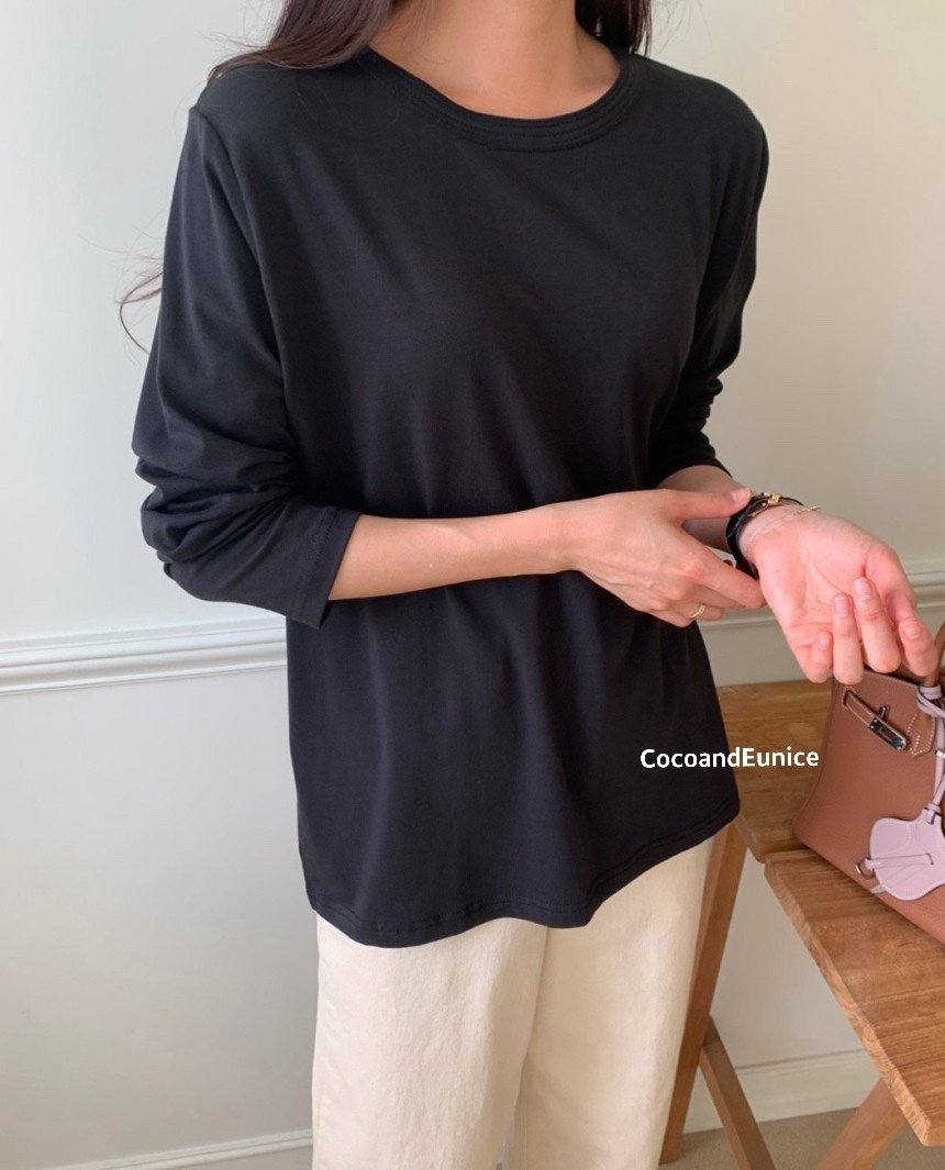 🌿 Multi-Stitch Long Sleeve Tee