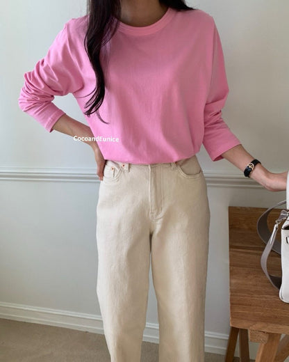 🌿 Multi-Stitch Long Sleeve Tee