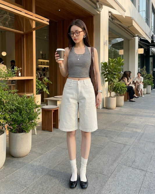 🌿 No.311 Relaxed Bermuda Shorts