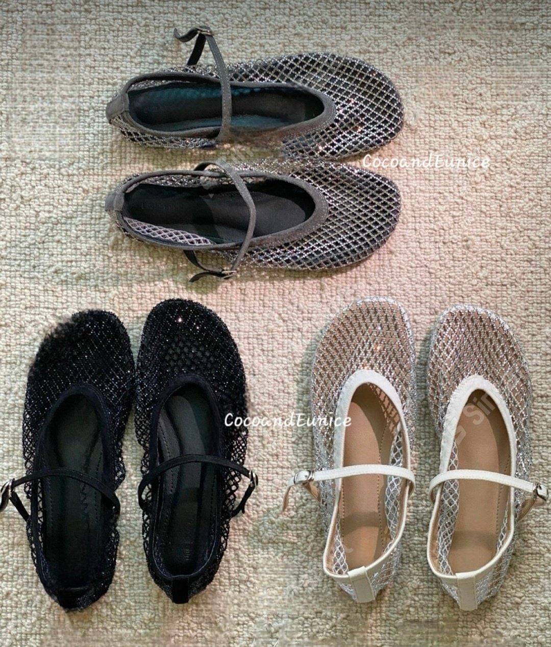 ✨ Must-Have Summer Flat ✨ 💎Beaded Mesh Flats💎