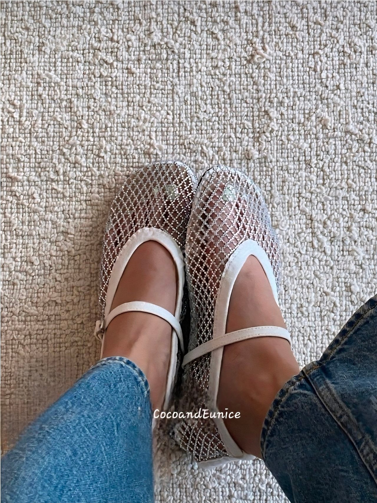 ✨ Must-Have Summer Flat ✨ 💎Beaded Mesh Flats💎