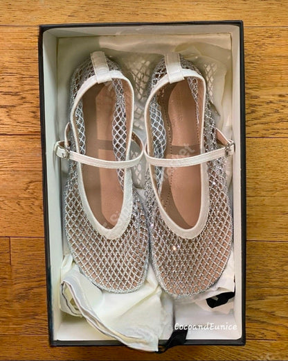 ✨ Must-Have Summer Flat ✨ 💎Beaded Mesh Flats💎