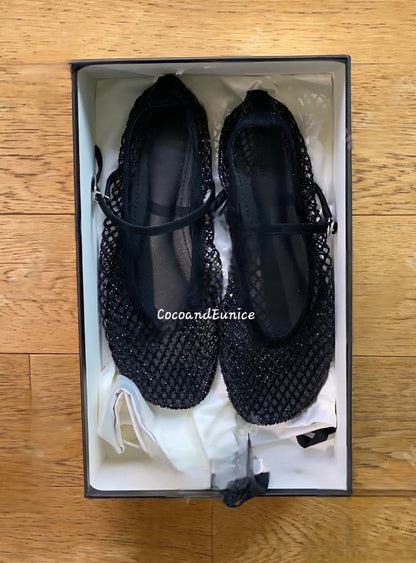 ✨ Must-Have Summer Flat ✨ 💎Beaded Mesh Flats💎