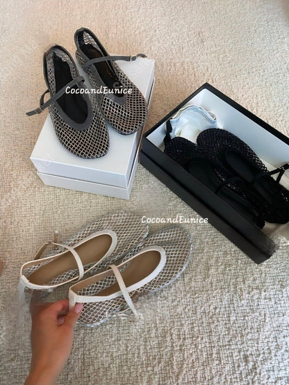 ✨ Must-Have Summer Flat ✨ 💎Beaded Mesh Flats💎