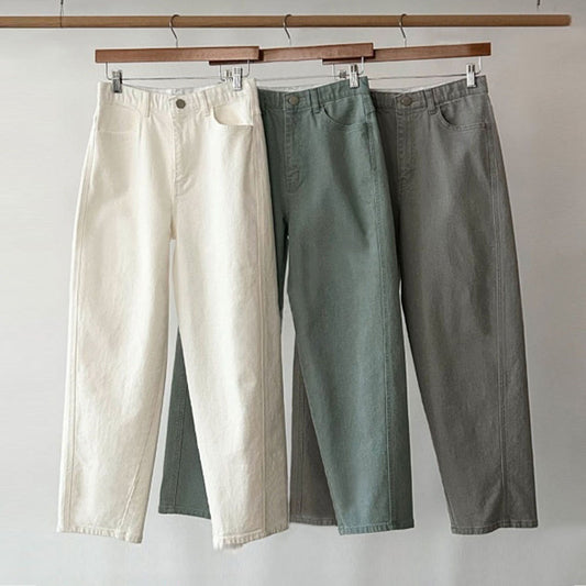 Washed Tapered Jean
