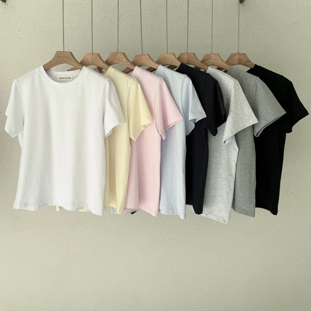 🎀 Real Cotton Span Tee ✨ Must-Have Essential!