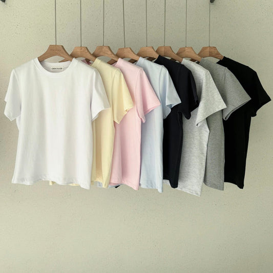 🎀 Real Cotton Span Tee ✨ Must-Have Essential!