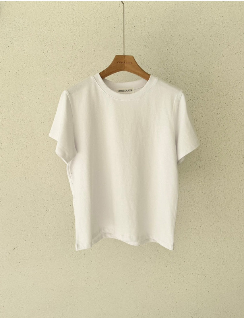 🎀 Real Cotton Span Tee ✨ Must-Have Essential!