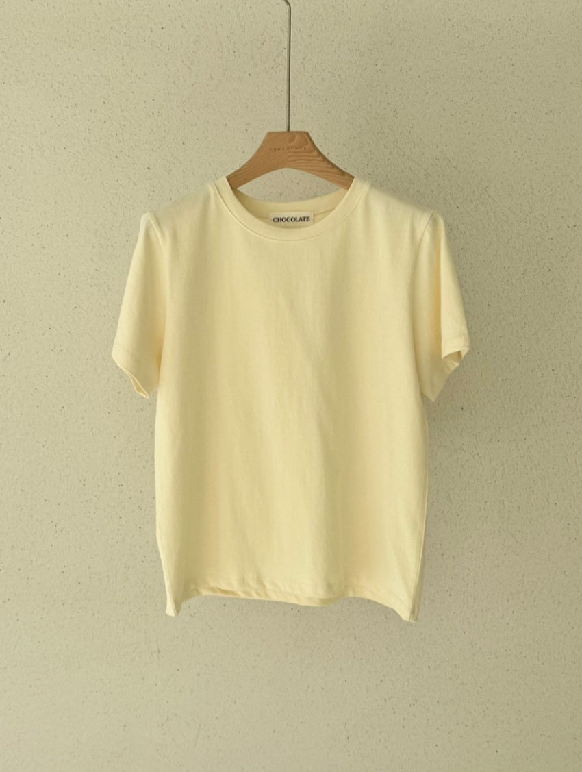 🎀 Real Cotton Span Tee ✨ Must-Have Essential!
