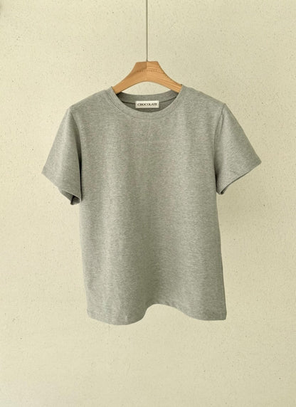 🎀 Real Cotton Span Tee ✨ Must-Have Essential!