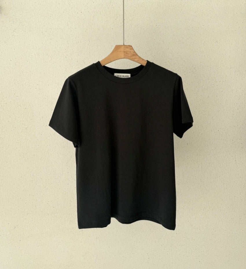 🎀 Real Cotton Span Tee ✨ Must-Have Essential!