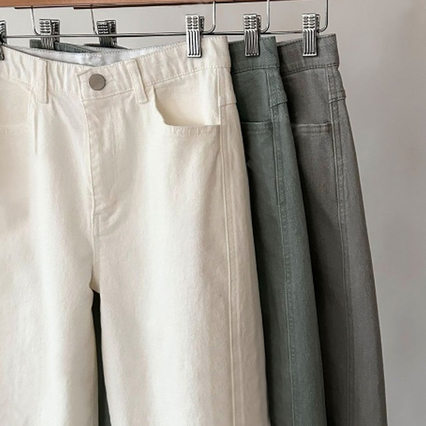 Washed Tapered Jean